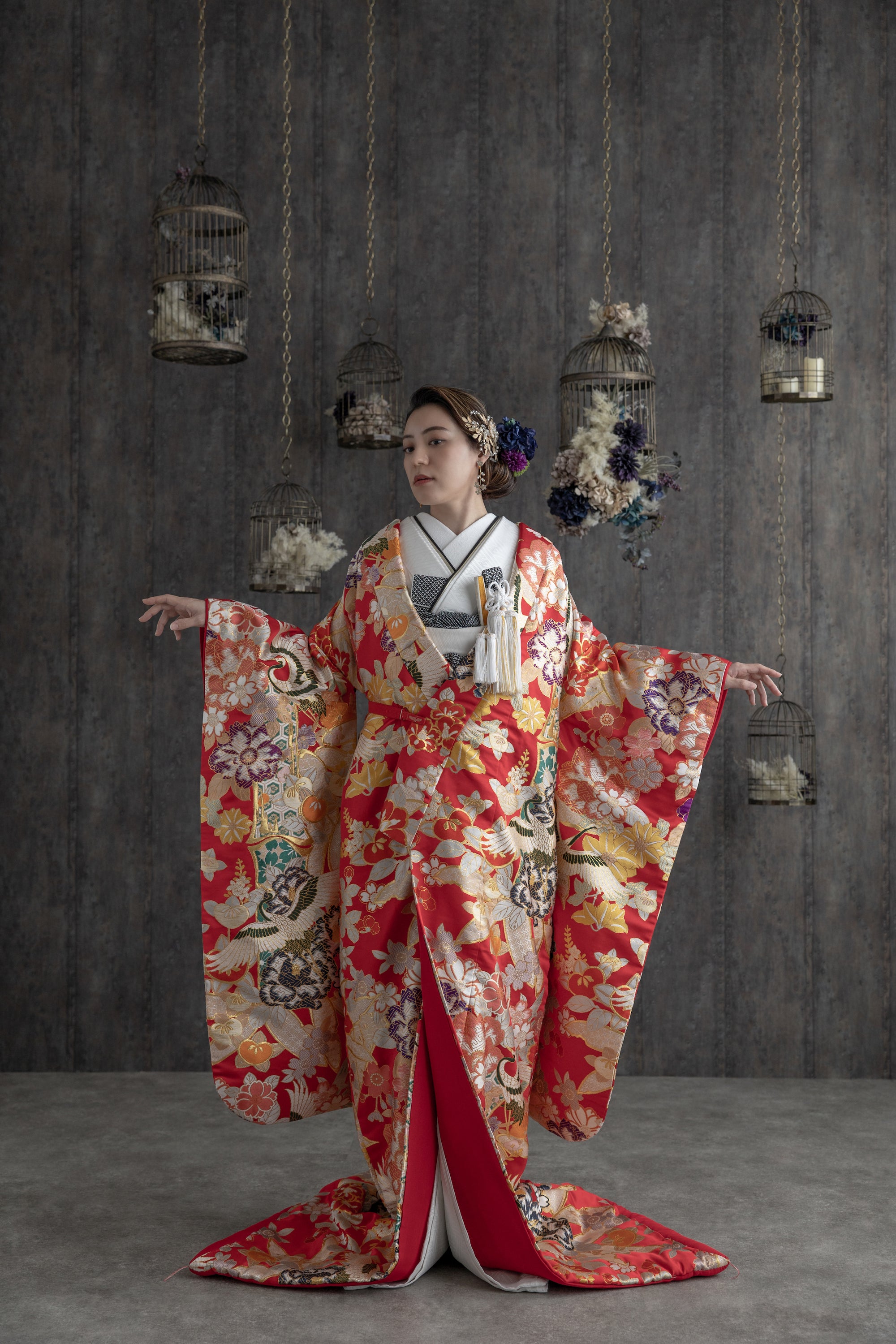 色打掛の格安レンタルなら結婚式着物専門の【THE KIMONO SHOP−ザ・キモノショップ】